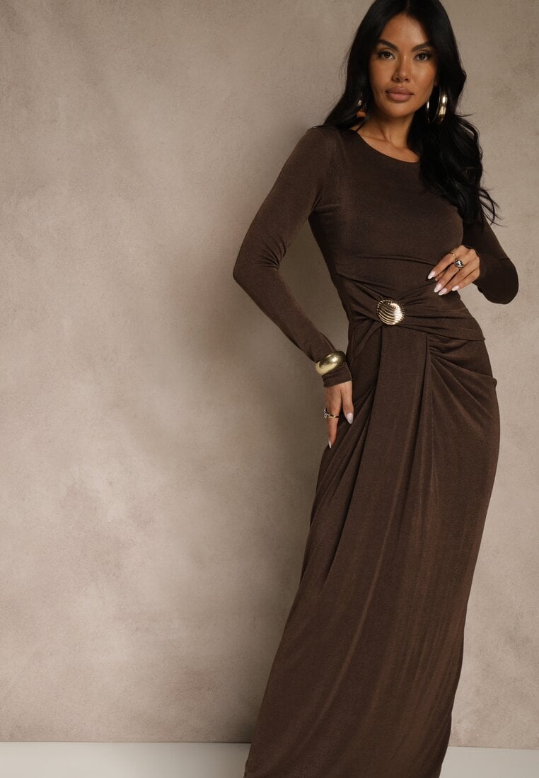 Коричнева Сукня