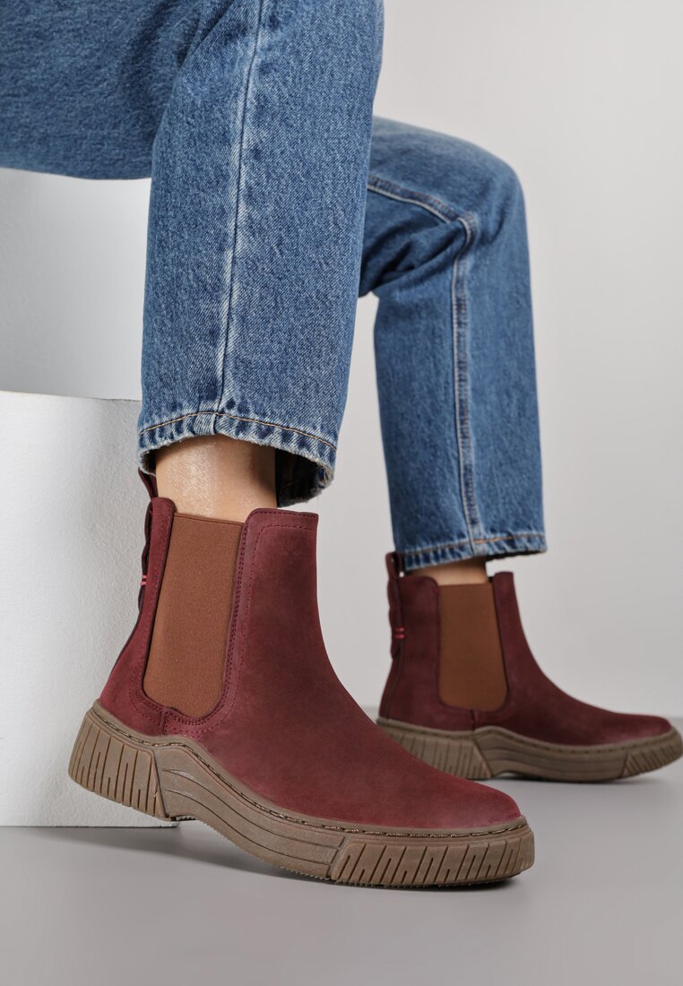 Бордові Черевики