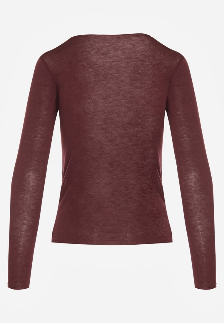 Бордовий Лонгслів