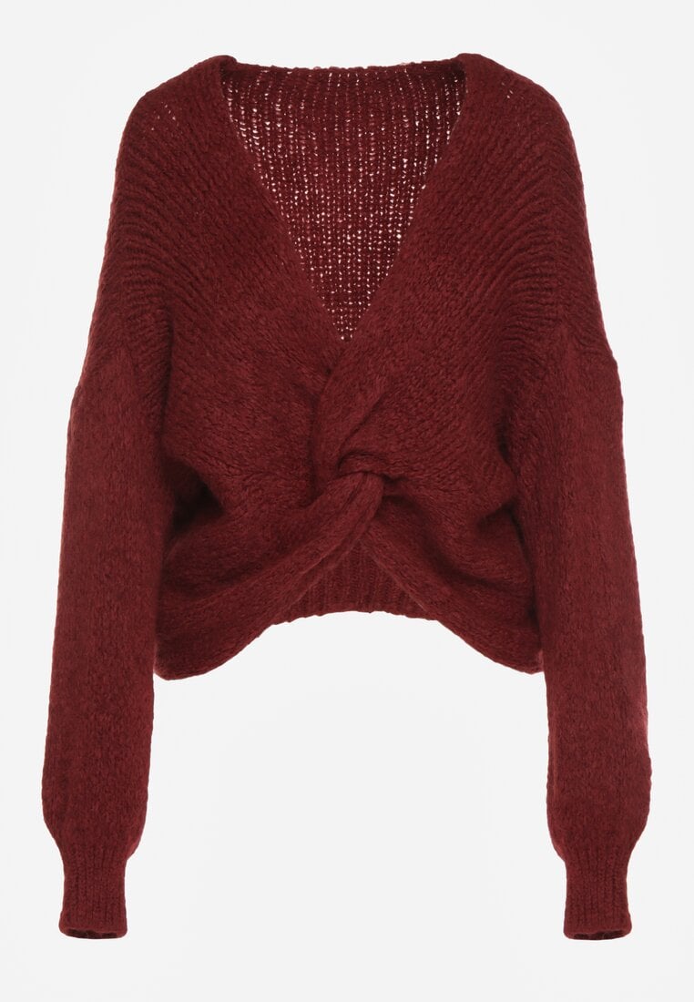 Бордовий Светр
