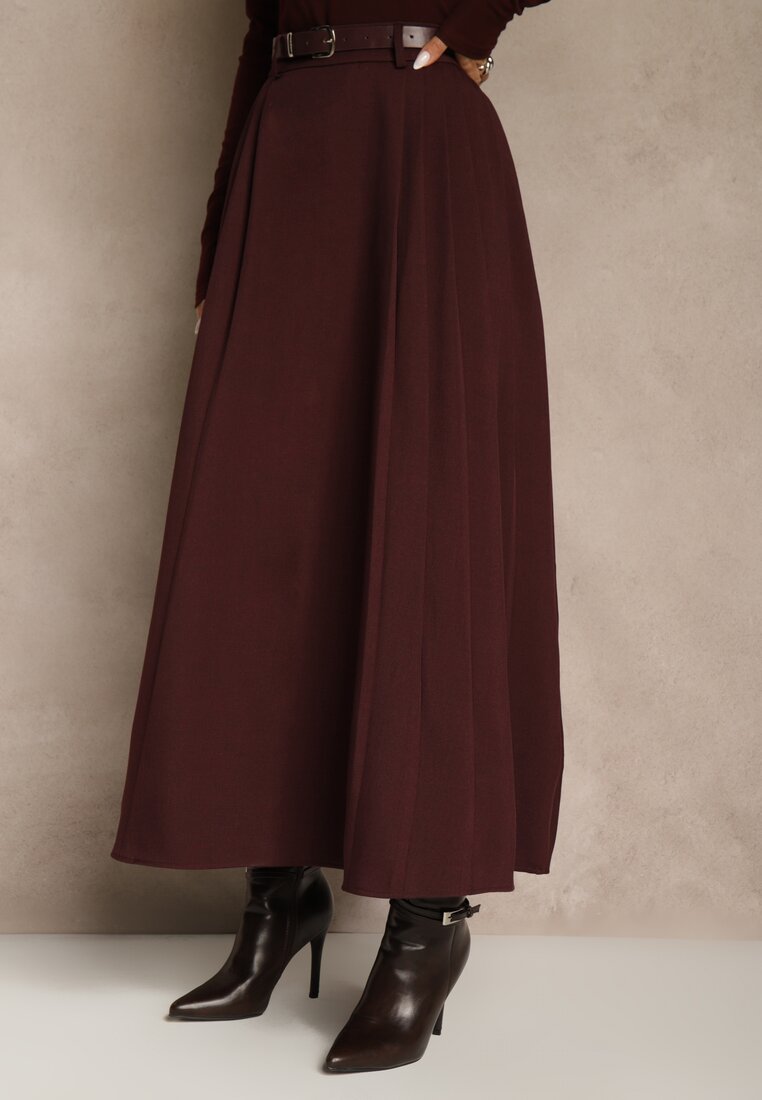 Бордова Спідниця
