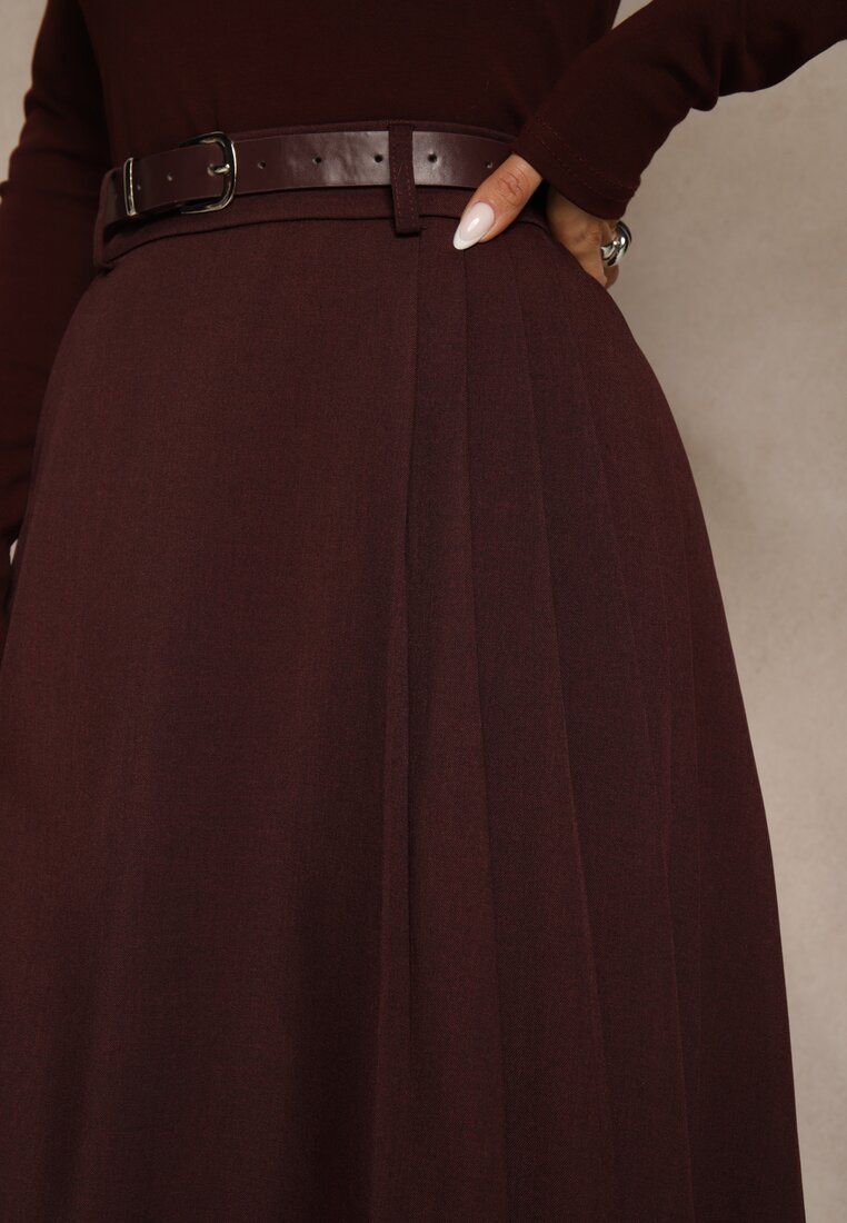 Бордова Спідниця