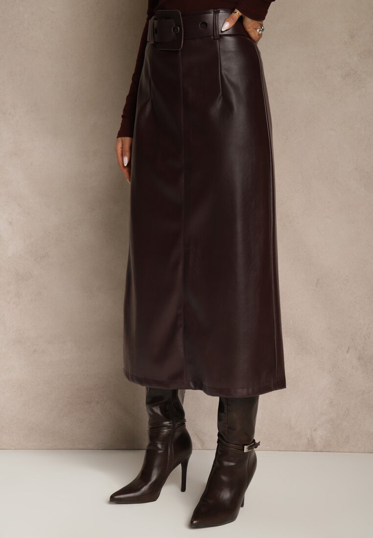 Бордова Спідниця