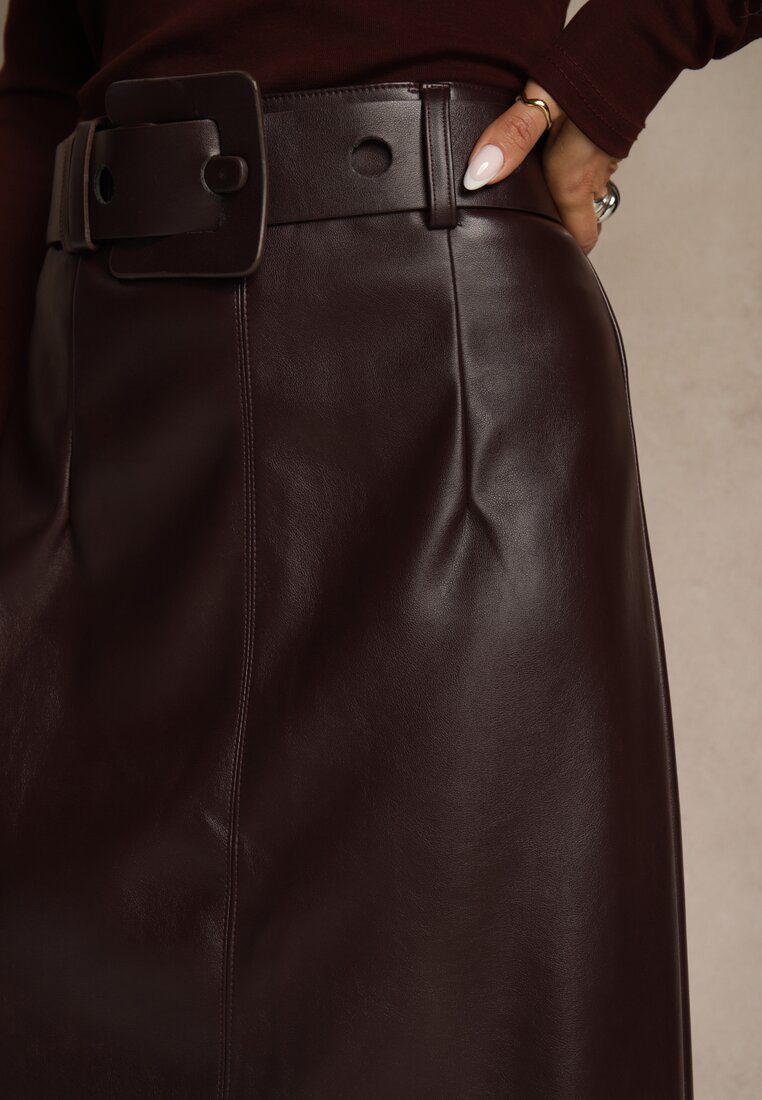 Бордова Спідниця