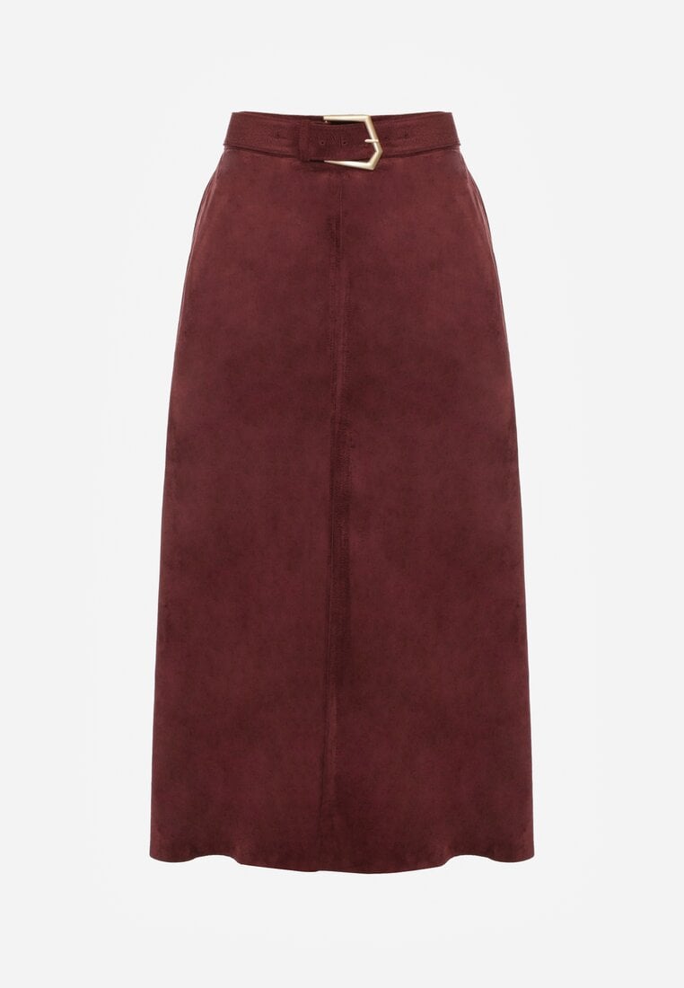 Бордова Спідниця