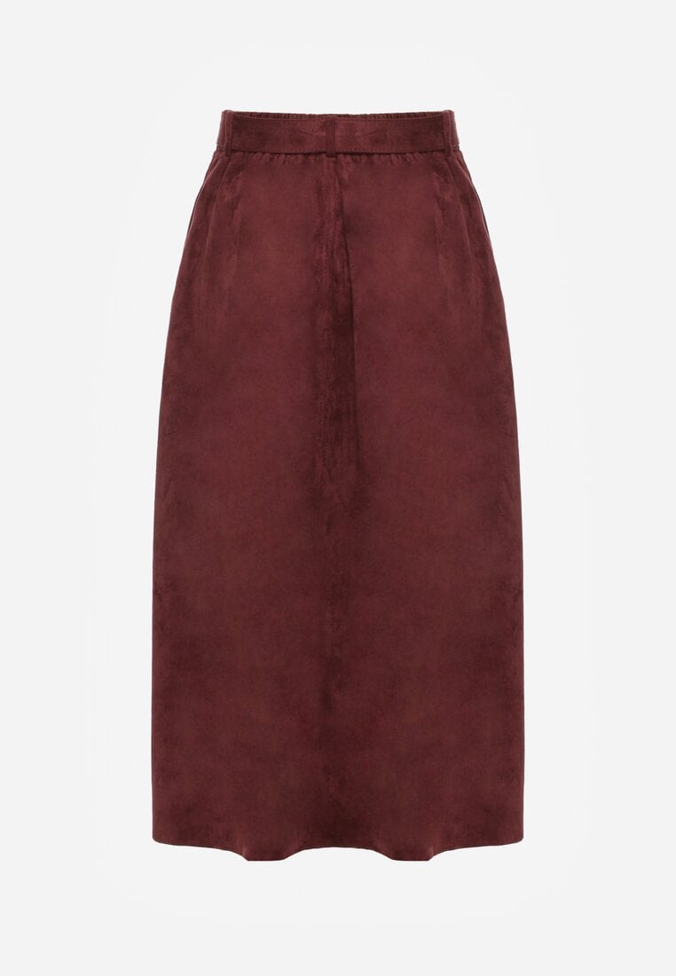 Бордова Спідниця