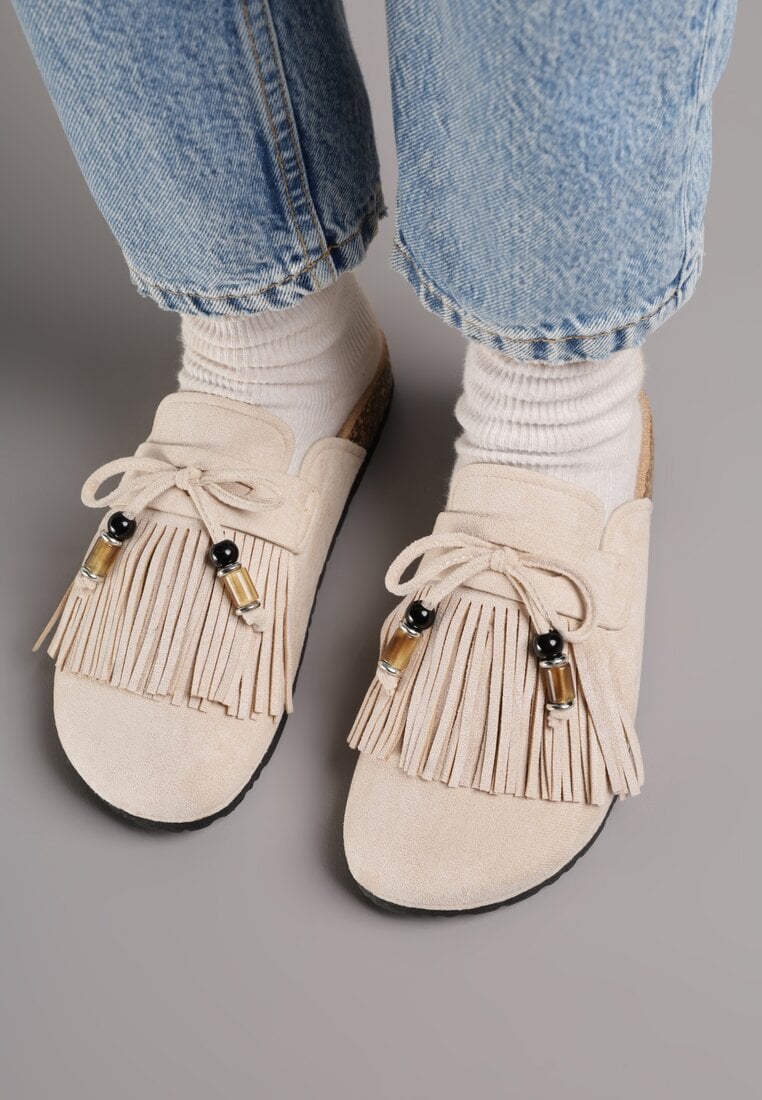 Бежеві Шльопанці