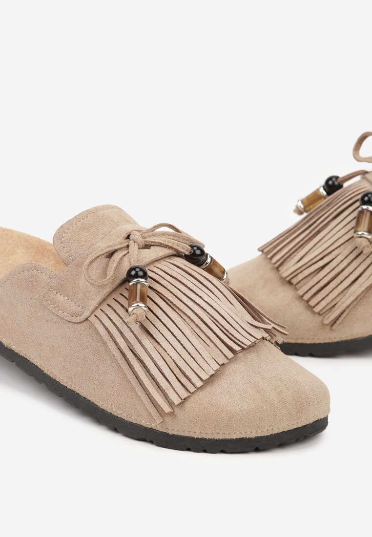 Темно-Бежеві Шльопанці