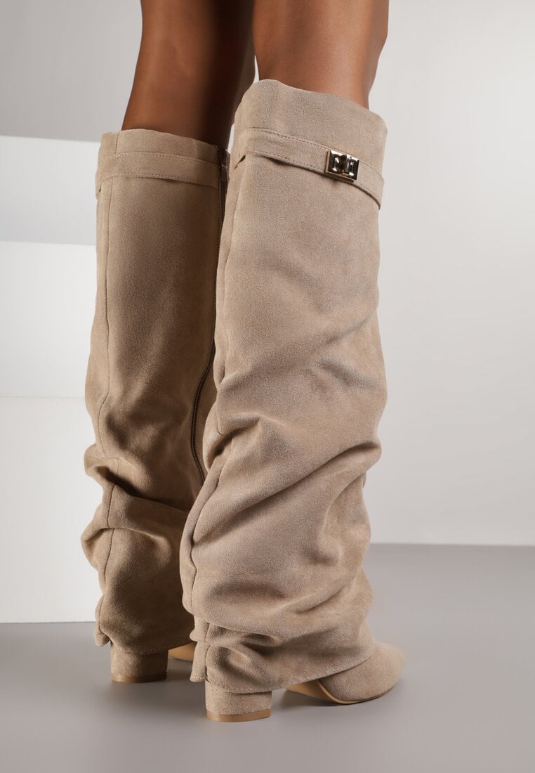 Темно-Бежеві Чоботи