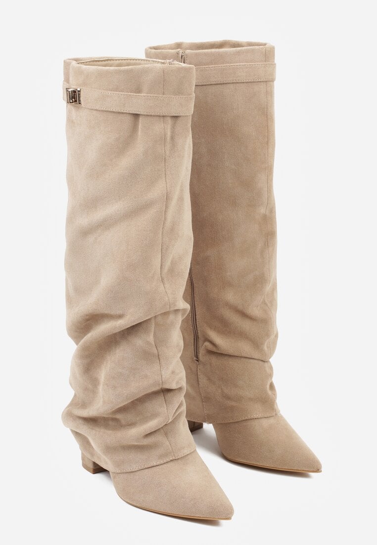 Темно-Бежеві Чоботи