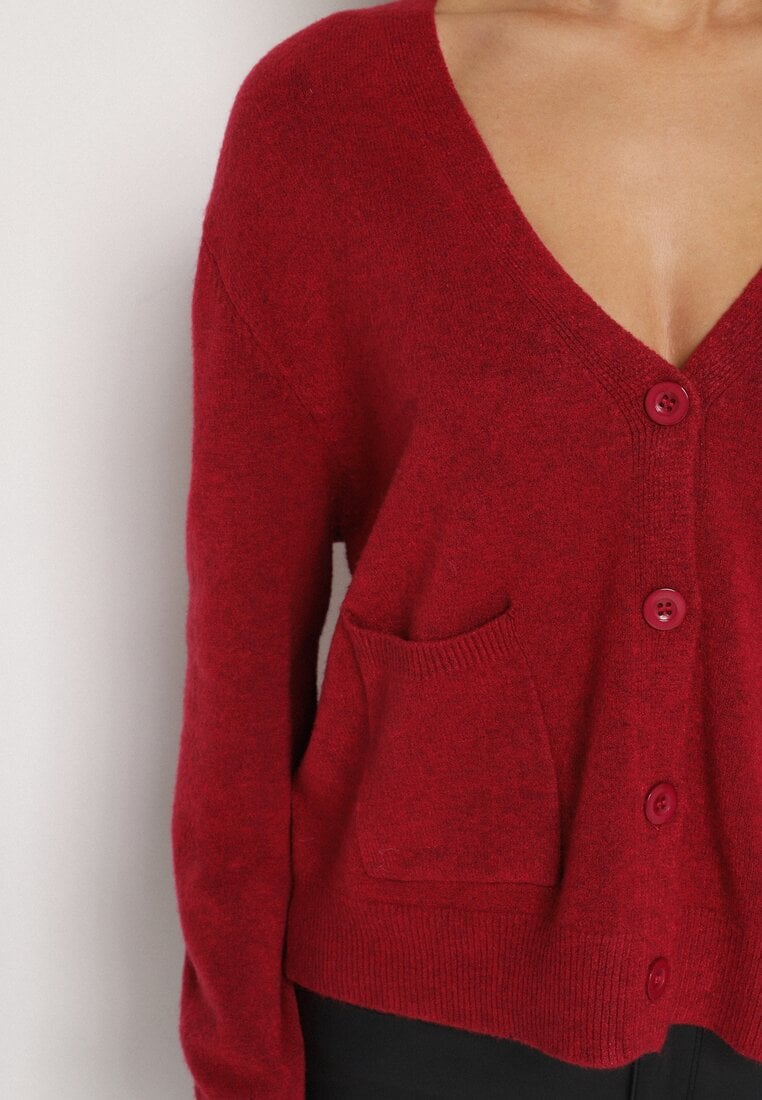 Бордовий Кардиган