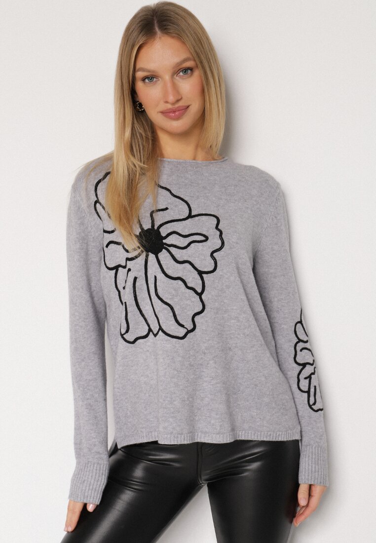 Сірий Светр