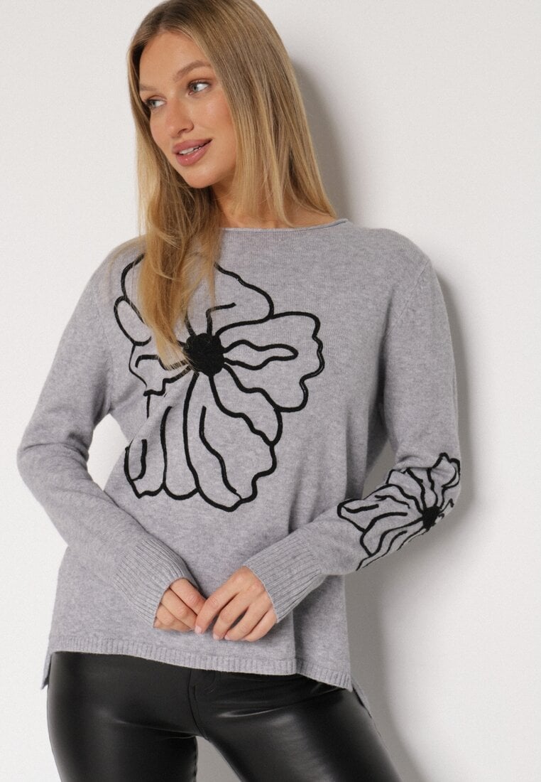 Сірий Светр