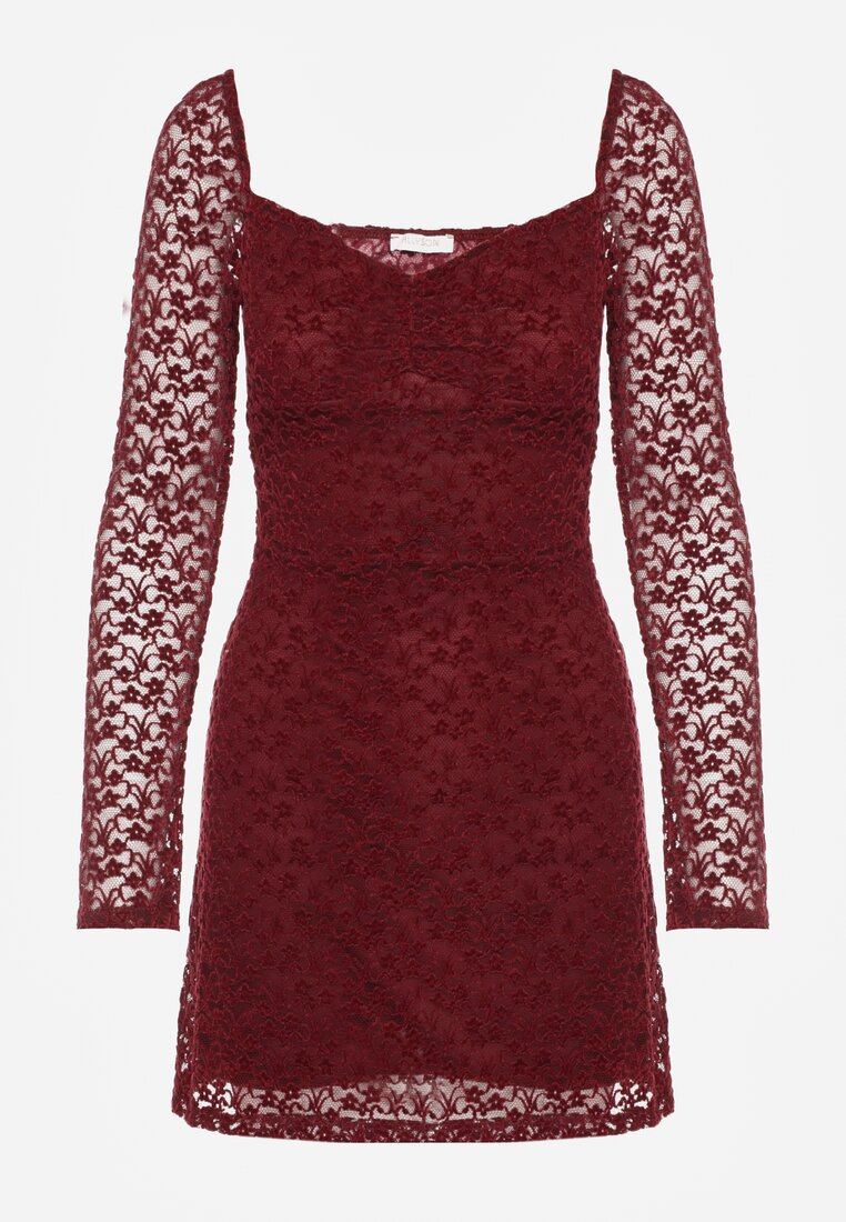 Бордова Сукня