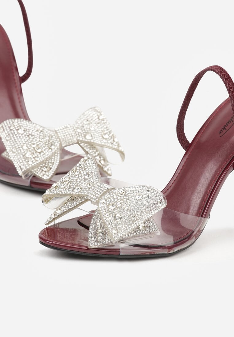 Бордові Босоніжки