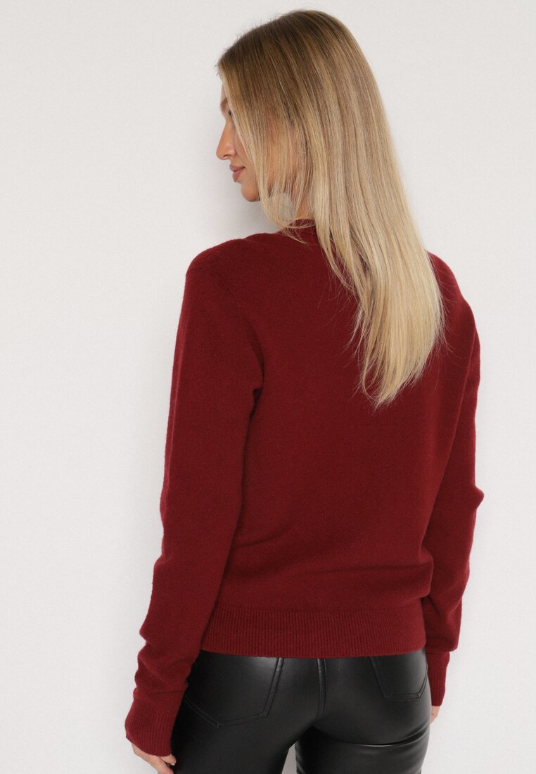 Бордовий Светр