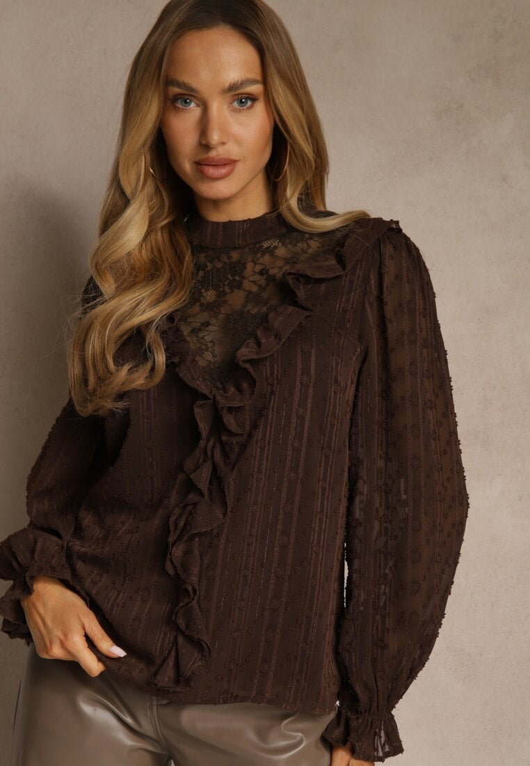 Коричнева Блузка