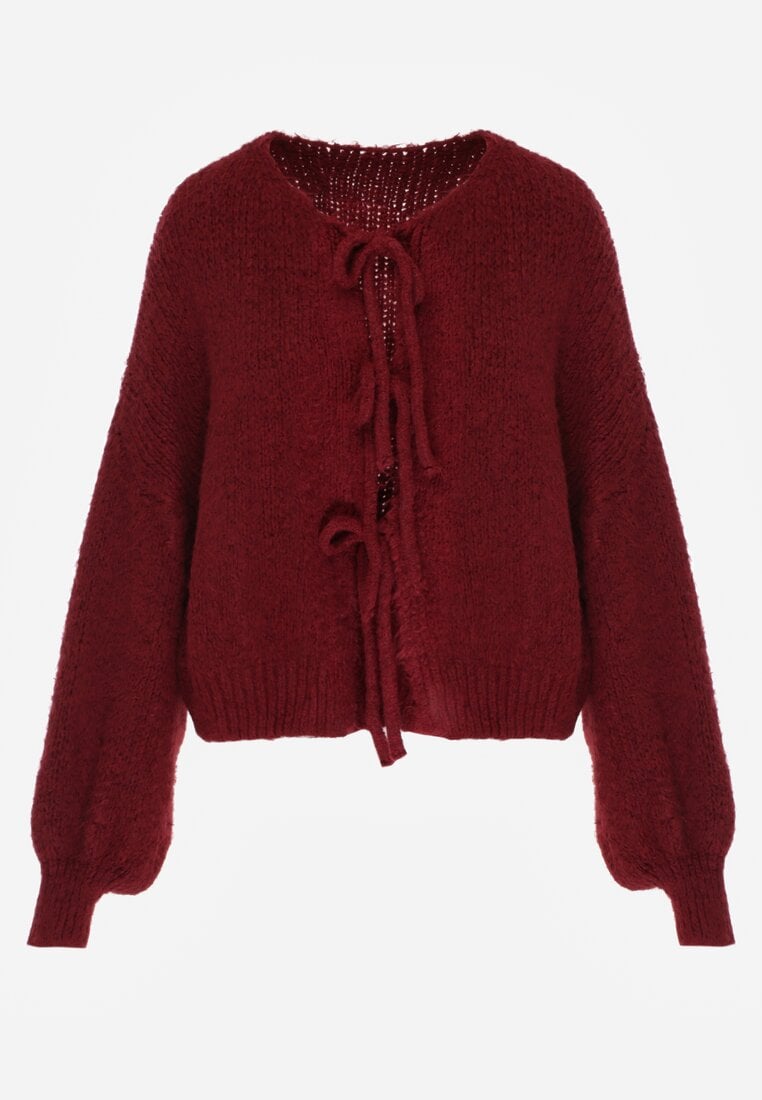 Бордовий Кардиган