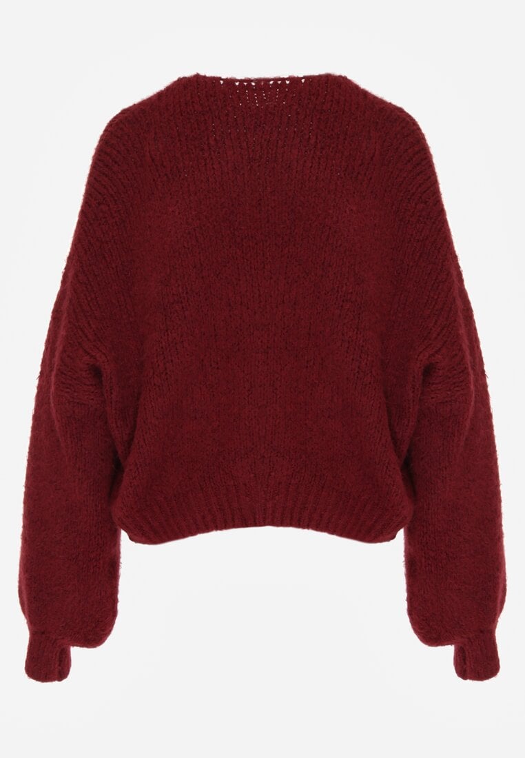 Бордовий Кардиган