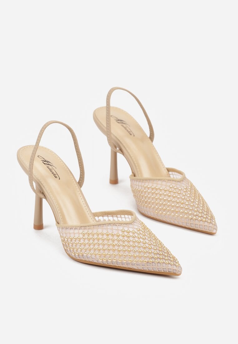 Темно-Бежеві Босоніжки