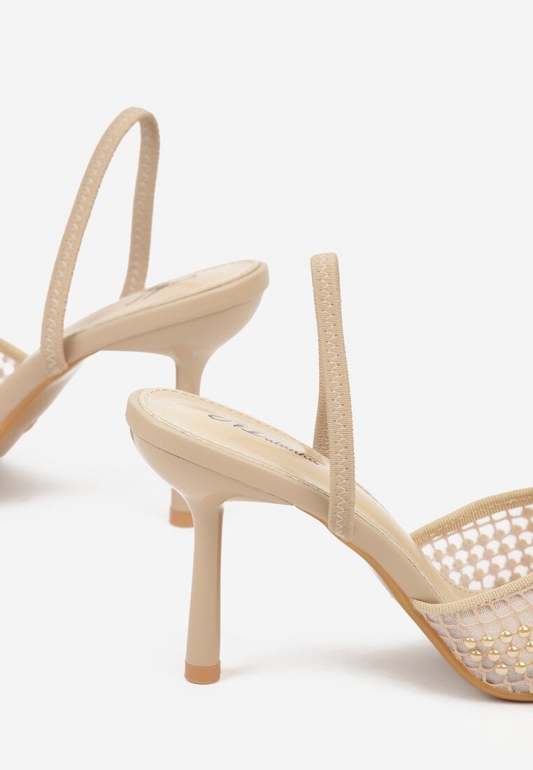 Темно-Бежеві Босоніжки