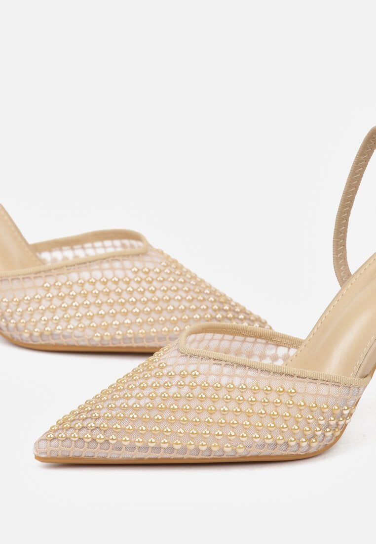 Темно-Бежеві Босоніжки