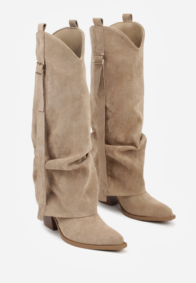 Темно-Бежеві Чоботи
