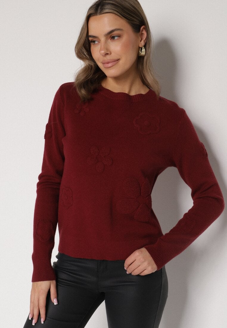 Бордовий Светр