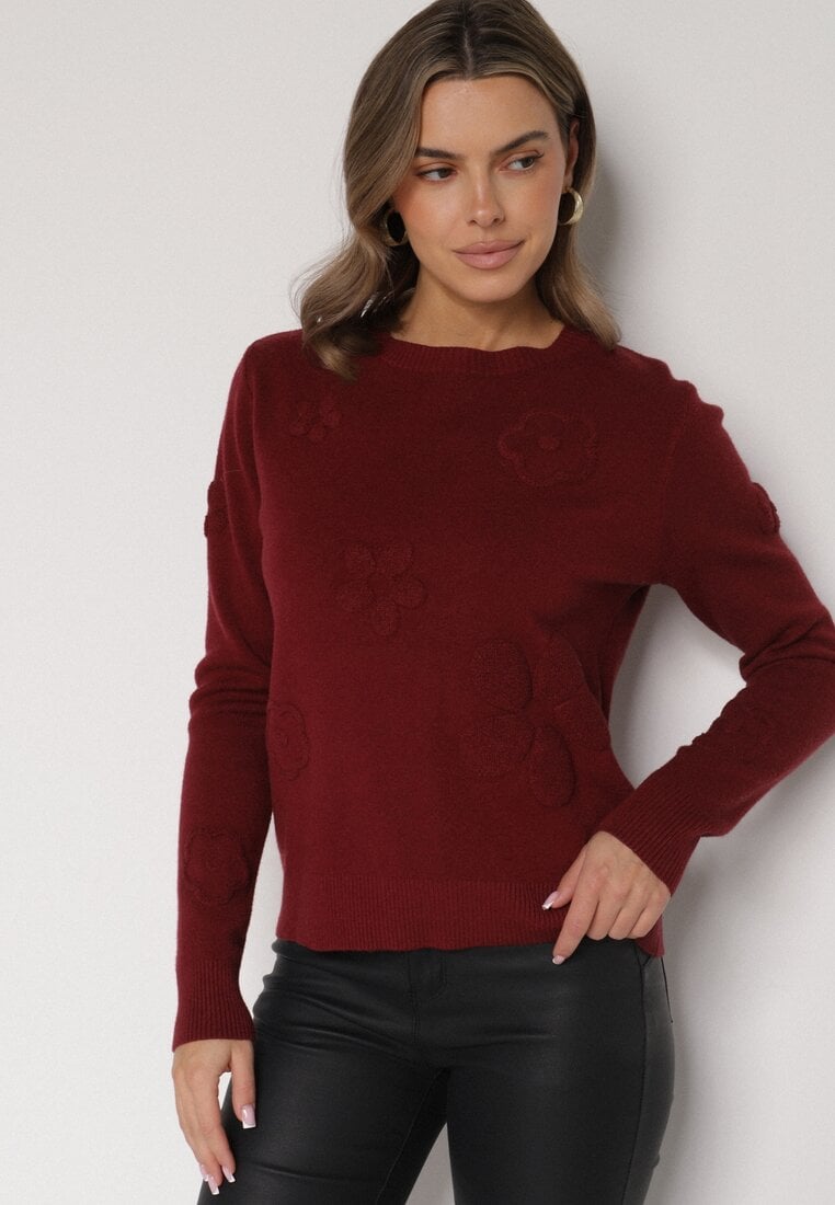 Бордовий Светр