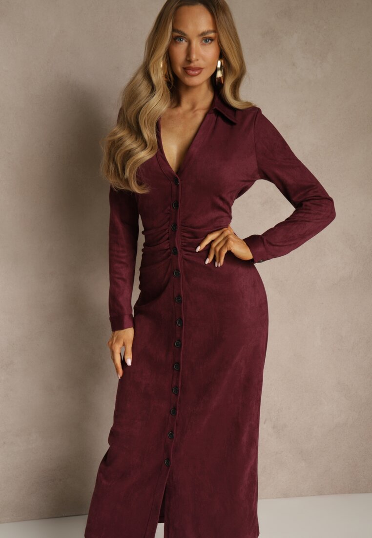 Бордова Сукня