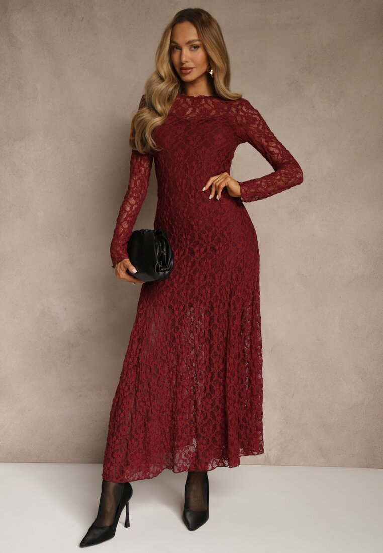 Бордова Сукня