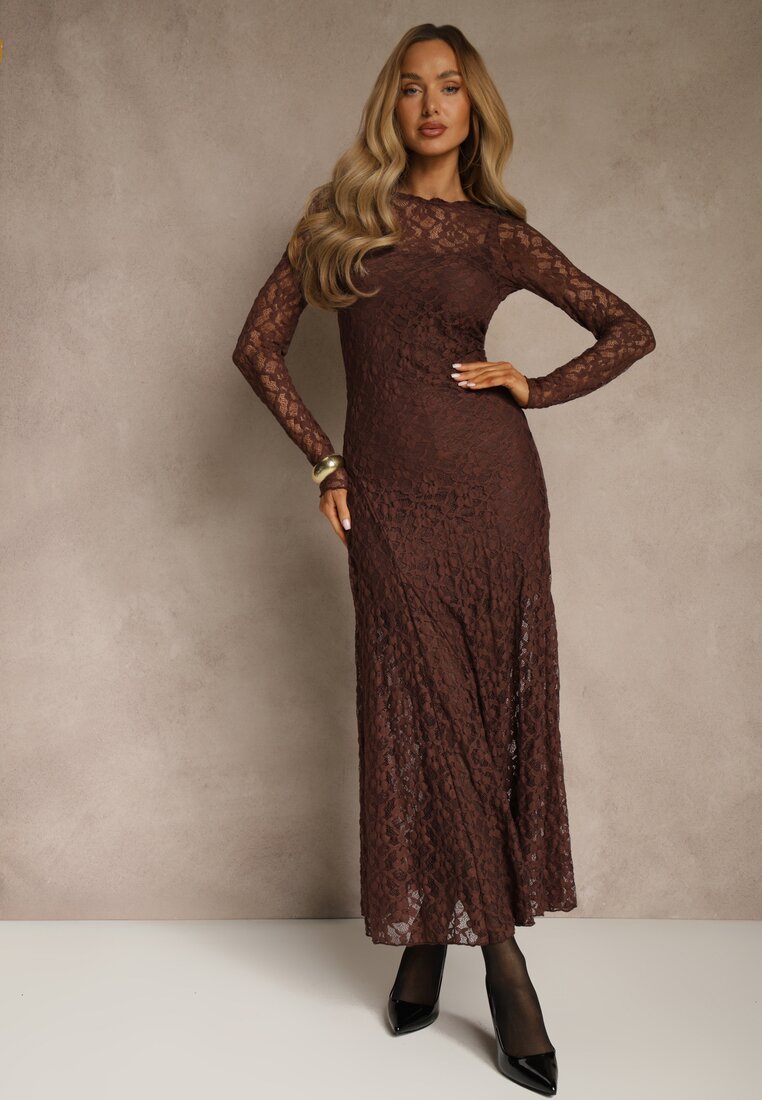 Коричнева Сукня