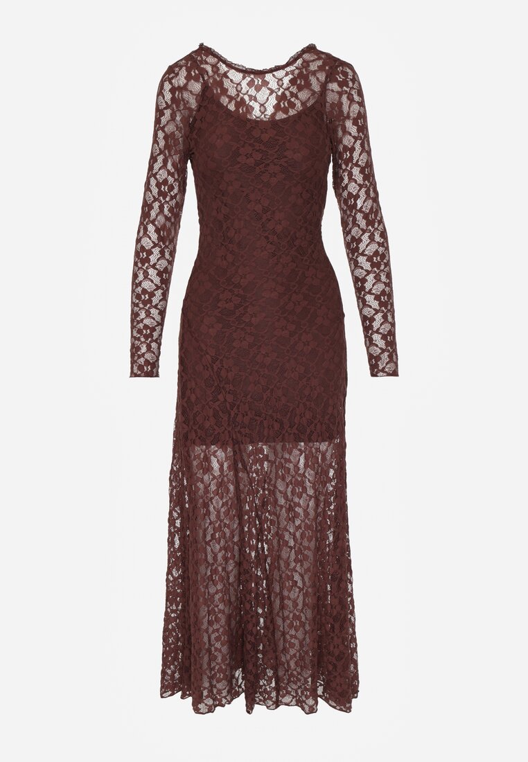 Коричнева Сукня