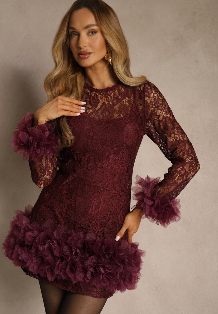 Бордова Сукня