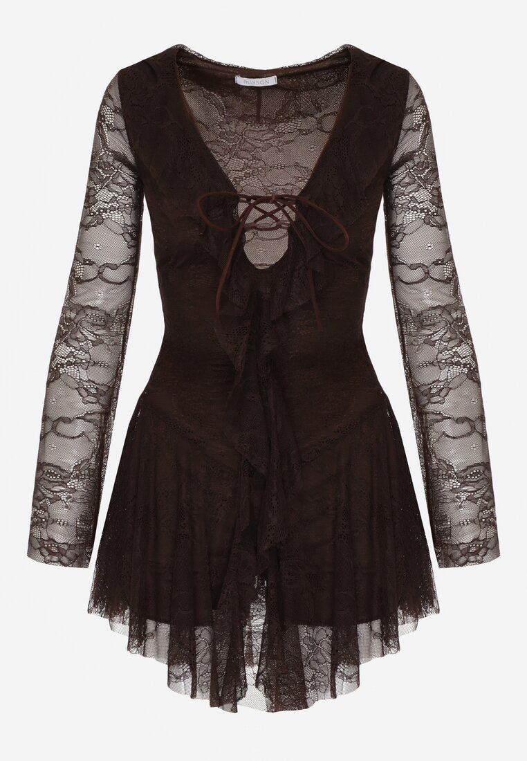 Коричнева Сукня