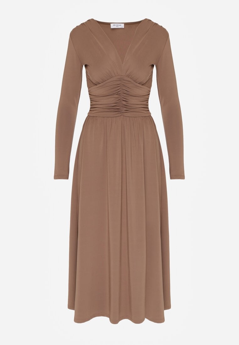 Коричнева Сукня