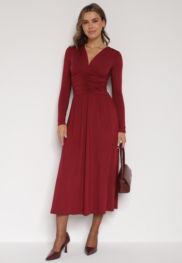 Бордова Сукня