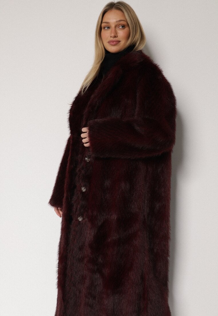 Бордове Пальто