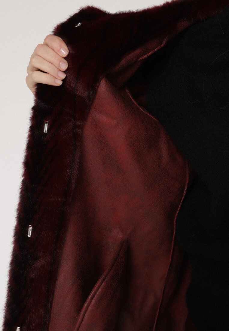Бордове Пальто