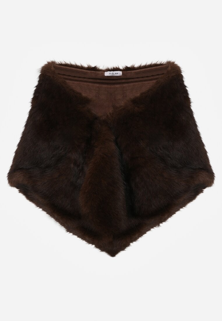 Коричневе Пончо