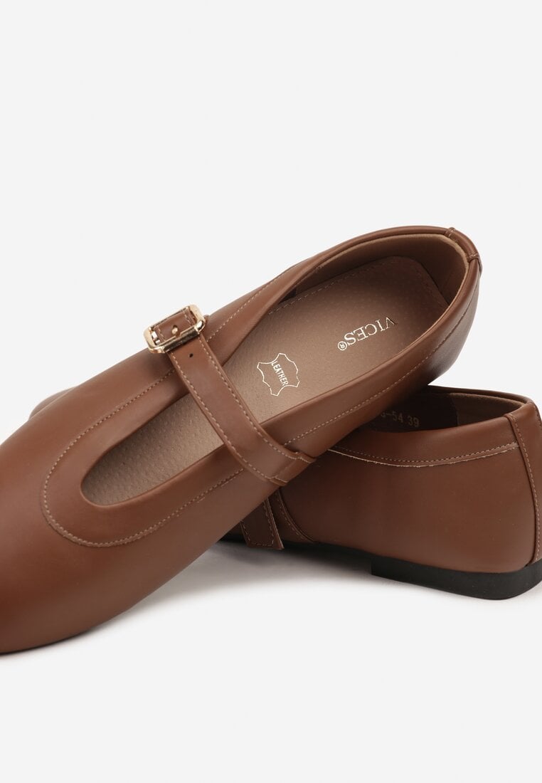 Коричневі Балетки