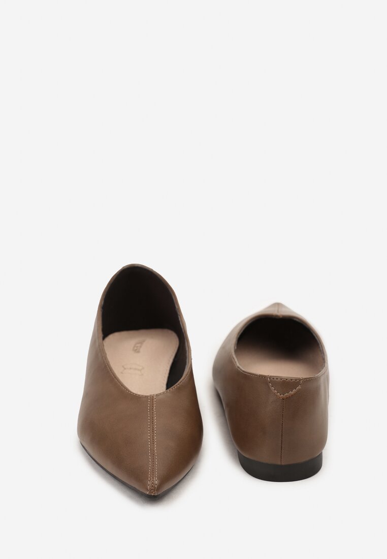 Коричневі Балетки