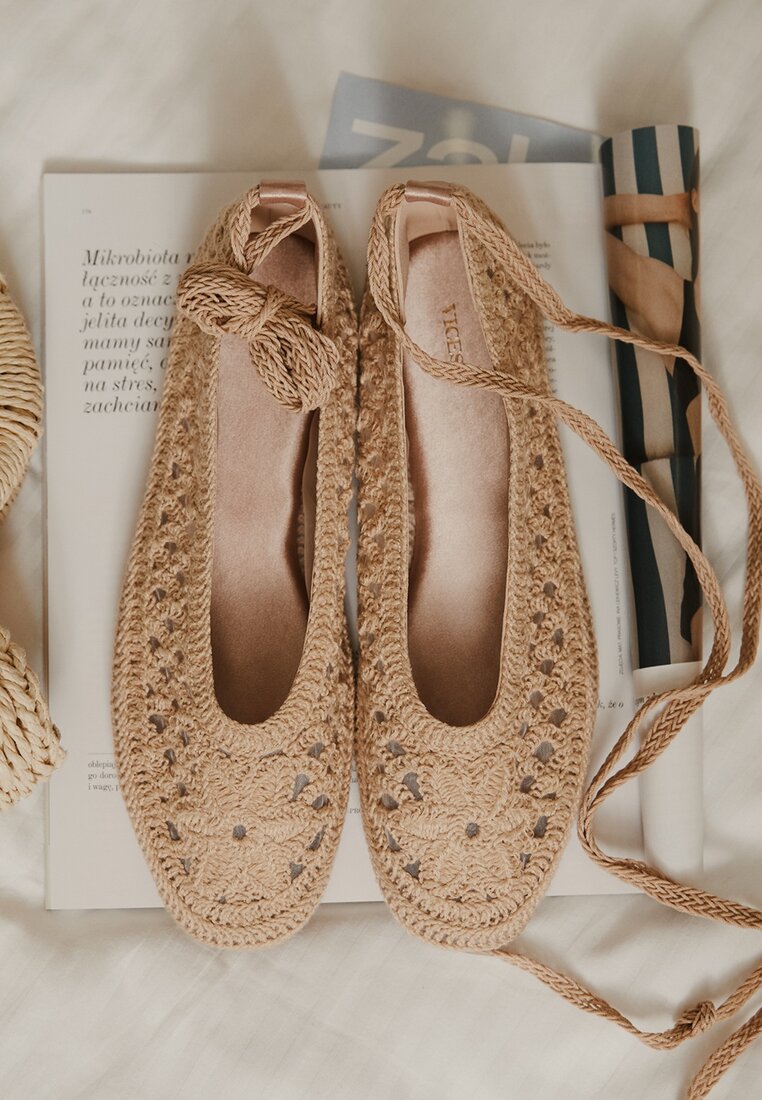 Темно-Бежеві Балетки