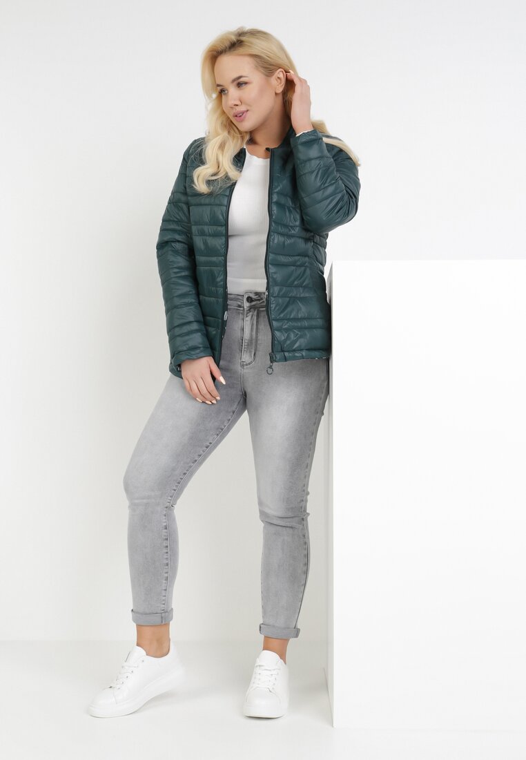 

Зелена Двостороння Куртка, Зелений