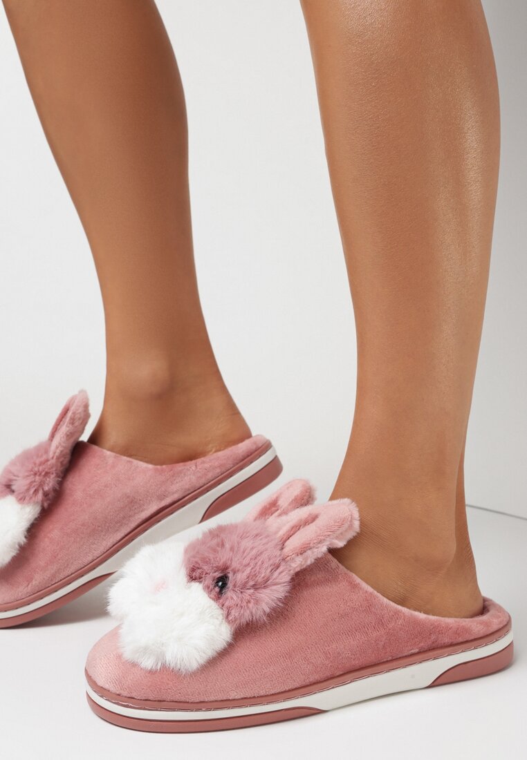 Темно-Рожеві Тапки