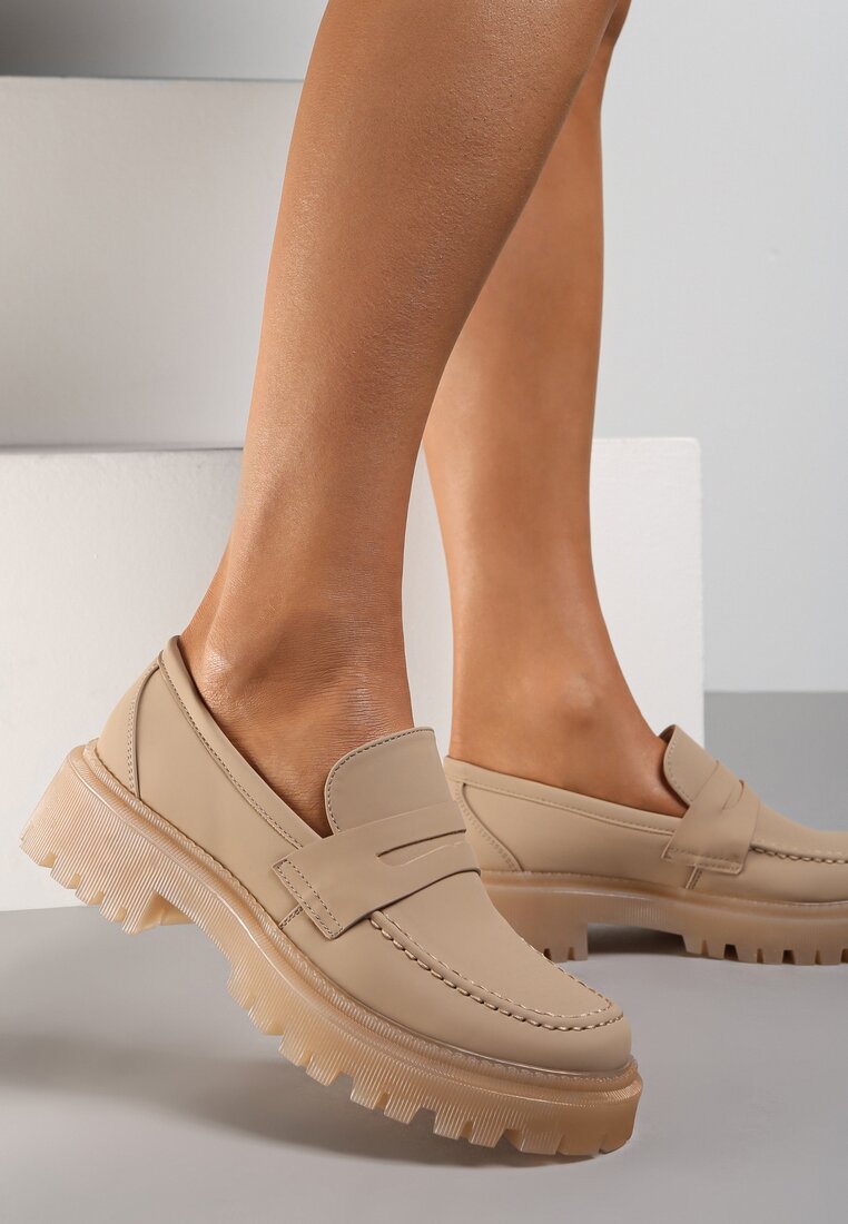 

Темно-Бежеві Лофери, Бежевий